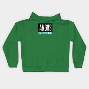 Angus Scotsman Design Kids Hoodie